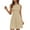 B182 Beige womens summer dresses clearance under $5, variant on Women Dresses under $10! Xqxayjr Women's Cocktail Mini Dresses Sleeveless Business Casual Summer Short Dress Solid Color Crewneck Elegant Formal Work Office Dresses