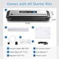 thumbnail image 4 of Inkbird Vacuum Sealer Machine with Starter Kit, Automatic PowerVac Air Sealing Machine for Food Preservation, Dry & Moist Sealing Modes,Built-in Cutt, 4 of 9