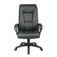 thumbnail image 6 of Boss Office Products LeatherPlus High Back Office Adjustable Executive Chair with Casters, Black, 6 of 9