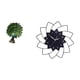 thumbnail image 5 of Figura de escritorio,Estatua de pavo real en estante,escritorio,decoración del hogar,Reloj de pared grande,Reloj de pared acrílico silencioso,sin tictac,Reloj de pared grande para, 5 of 8