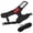 Black, variant on Riousery Adjustable Chicken Harness with Leash, Comfortable and Breathable Hen Pet Vest for Roosters and Hens, Premium Walking Gear, Size Small, Vibrant Red Color (10 inches / 25.4 cm)