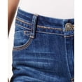 thumbnail image 3 of Rewash Women’s Vintage Reunion Deluxe Tulip Flare Jeans, Medium Wash, 9/29, 3 of 4