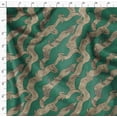 thumbnail image 4 of Soimoi Cotton Cambric Green Fabric By the Yard - 42 Inch Wide - African Tribal Material - Artistic and Modern Patterns for Various Uses Printed Fabric, 4 of 6