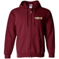 thumbnail image 3 of Freedom Men Zip Up Hooded Sweatshirt, 3 of 11