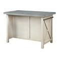 thumbnail image 5 of OSP Furniture Nashville Kitchen Island with Cement like Grey Top and 2 Stools, 5 of 11