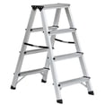 thumbnail image 1 of Escalera Doble De Aluminio 2X4 Escalones Karlen AD0404A, 1 of 1