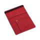 thumbnail image 5 of Guardurnaity Porta pasaporte RFID con banda elástica Cartera de negocios Organizador exquisito Documento Caja de billetes universal Rojo Type2 NO2, 5 of 6
