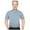 Gray, variant on Monterey Club Men's Microfiber Solid Tailored Collar Short Sleeve Golf Polo Shirt #5060