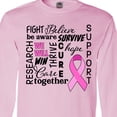 thumbnail image 4 of Inktastic Breast Cancer- Together We Will Win Long Sleeve T-Shirt, 4 of 5