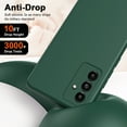 thumbnail image 4 of Allytech Liquid Silicone Case for Samsung Galaxy A13 5G, [Silky Touch] Soft Microfiber Lining Shockproof Anti-Fingerprint Case, [Slim & Light] Full Camera Protection Solid Color Case, Darkgreen, 4 of 7