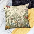 thumbnail image 2 of SHANXI  Fall Wildflowers Home Sweet Home Throw Pillow Covers 24x24in, 2 of 5