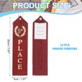 thumbnail image 2 of Uxcell Award Ribbons Prize Medal Ribbon with Event Card and Rope for Special Occasions Dark Red, 2 of 7