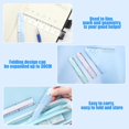 thumbnail image 4 of HELIAHOO Cute Foldable Straight Rulers 30cm Plastic Versatile Ruler Measuring Tool Stationery Drawing Template School Office Supplies for Children Kids,Office & Crafts (BLUE+PINK+GREEN) AZ83-15149, 4 of 8