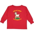 thumbnail image 3 of Inktastic Funny Goat Kid Joke Boys or Girls Long Sleeve Toddler T-Shirt, 3 of 5