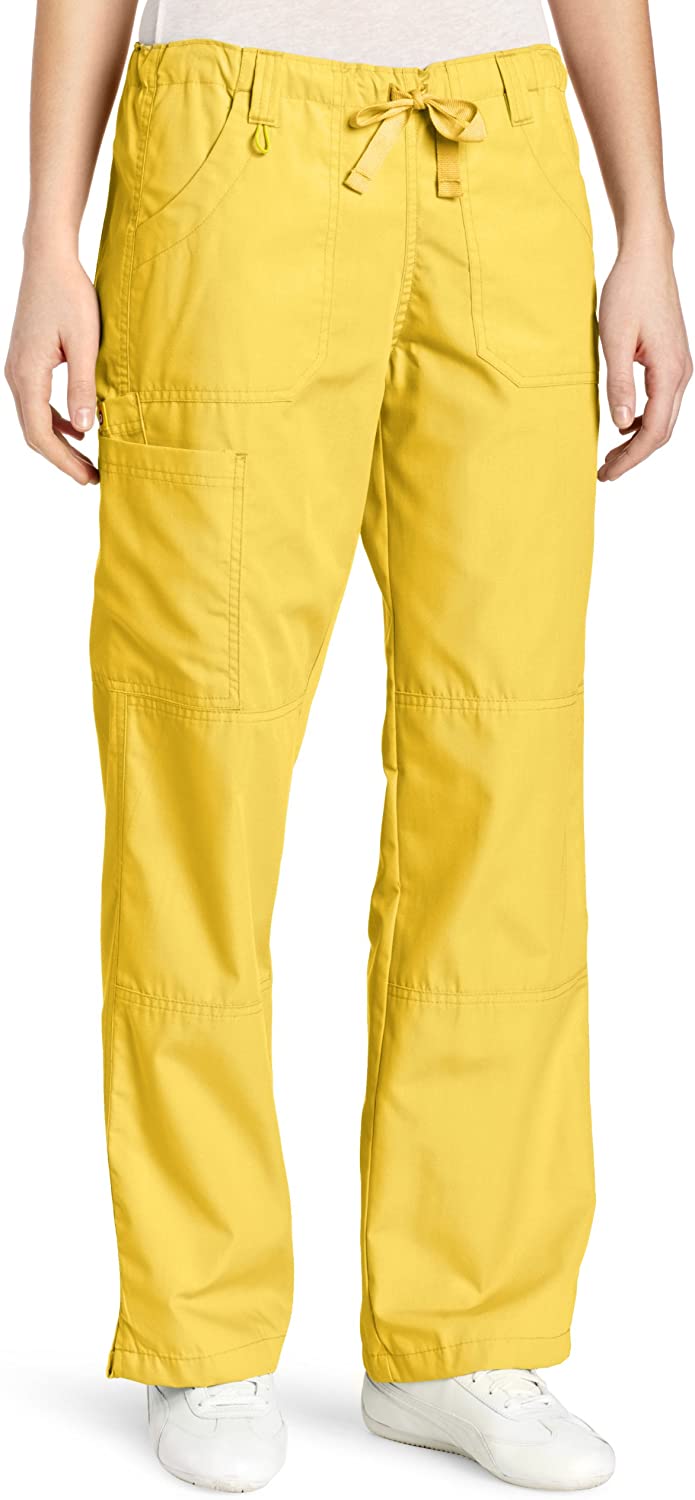 yellow utility pants