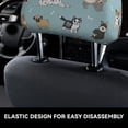 thumbnail image 6 of Headrest Covers for Cars Accessories Interior for Women Men 2Pcs - Dog Pets Head Rest Cover for Car Decorations, Car Headrest Cover for Car Decor Interior, 6 of 8