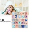 thumbnail image 3 of figatia Wooden Puzzle Board Toys Brain Teaser Early Education Toy Developmental Teaching 1 to 20 Numbers, 3 of 5
