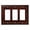 Multicolor, variant on Franklin Brass Classic Architecture (1-Pack) Decorative Light Switch Cover Pure White 3-Gang Decorator/Rocker Wall Plate Triple Switch Plate Cover Electrical Outlet Guard W35250-PW-C