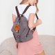 thumbnail image 3 of Mochila de lona para mujer, mochilas de lona, bolso de hombro para mujer, bolso de viaje de gran capacidad, bolso escolar vintage para viajes, escuela al aire libre, 3 of 5