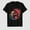 Black-3, variant on Unisex Rooster Graphic T-Shirt, Farm Chicken Tee, Casual Crew Neck Short Sleeve Top