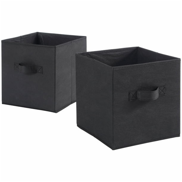 Mainstays Collapsible Fabric Cube Storage Bins (10.5