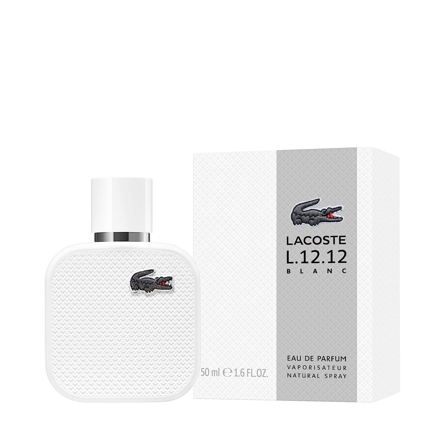 Lacoste L.12.12 Blanc Eau De Parfum Spray For Men, 1.6 oz