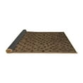 thumbnail image 2 of Ahgly Company Indoor Rectangle Abstract Brown Modern Area Rugs, 2' x 5', 2 of 4