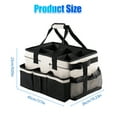 thumbnail image 2 of Lumikrypt Large Cleaning Caddy Bag, Wearable Organizer Tote with Padded Shoulder Strap & Waist Belt, Multi-Pocket Supplies Carrier for Housekeepers, Car Accessories, and Home Cleaning(White), 2 of 7