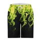 thumbnail image 3 of Pantalones Cortos de Cintura Elástica para Hombre con Bolsillos Pantalones Cortos de Longitud de Rodilla con Impresión de Llama, Pantalones de Playa Casuales con Cordón Elástico, 3 of 6