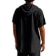 thumbnail image 3 of pstuiky Camisa de manga corta para hombre, Blusa de lino con capucha y manga corta para hombre, color liso, con botones y cordón ajustable ropa de hombre xxl, 3 of 8