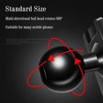 thumbnail image 4 of Car Mobile Phone Holder for Mercedes Benz W246 W242 B Class Smartphone Mount Car Styling Bracket GPS Stand Rotatable Support, 4 of 5