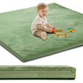 thumbnail image 1 of Baby Play Mat SEPARO - Alfombrilla de espuma gruesa para gatear (50 x 50 cm), color verde, 1 of 6