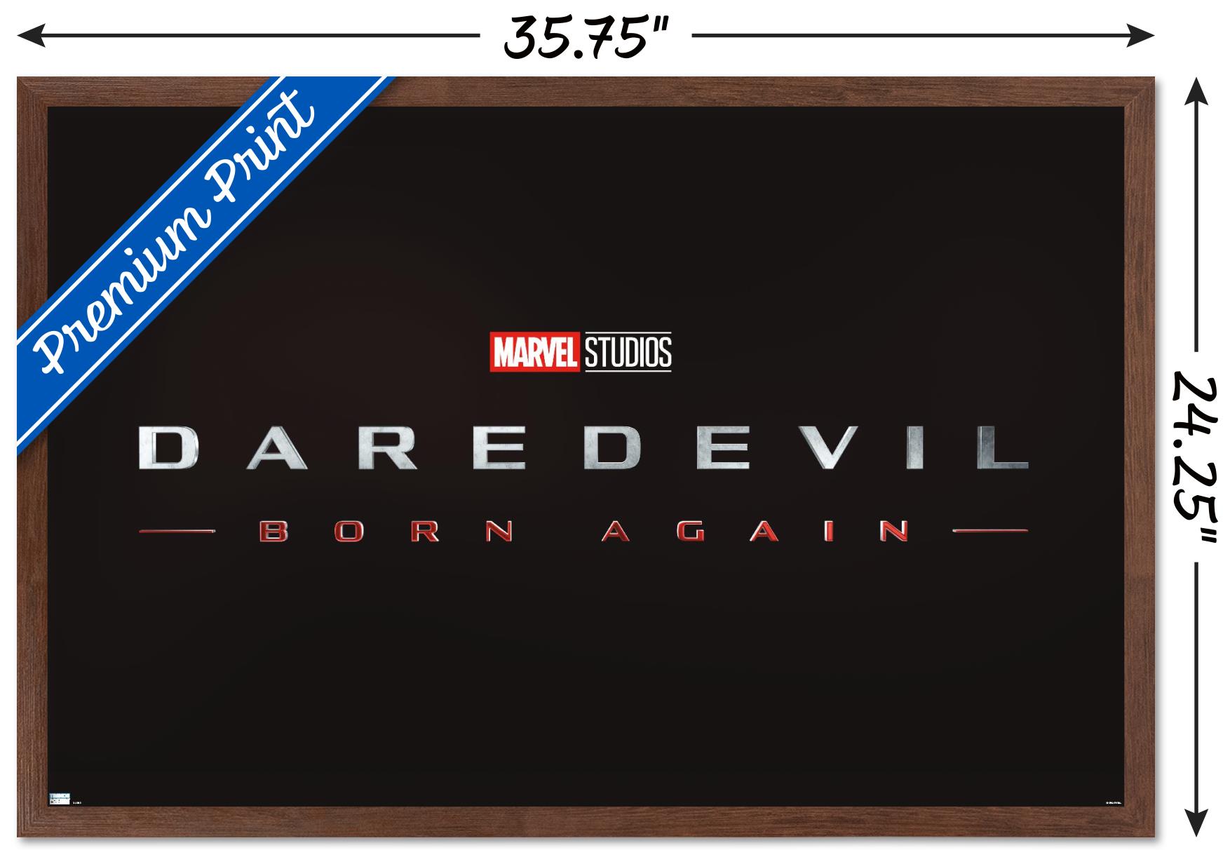 Marvel Daredevil: Born Again - Logo Wall Poster, 22.375" x 34" Framed