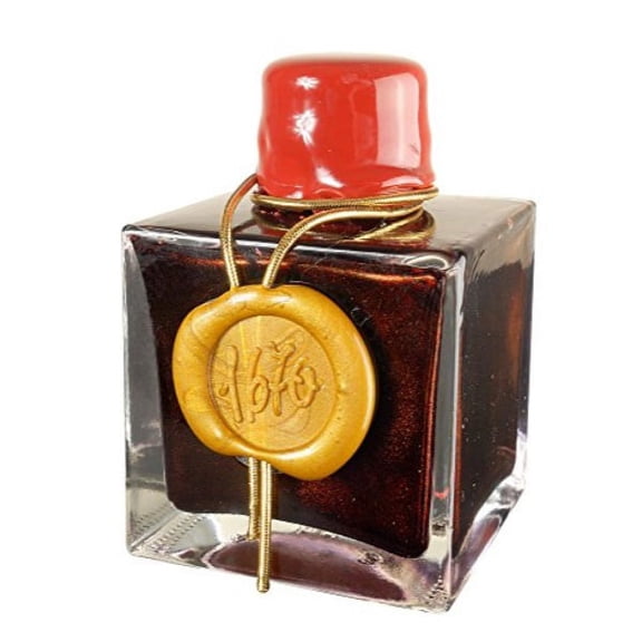 j herbin 1670 anniversary bottled fountain pen ink, 50ml - red