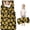 Sunflower and Butterfly Black Pattern, variant on Sunflower and Bud White Pattern Teens Toddler Nap Mat with Pillow, Sleeping Mat Bag for Preschool Daycare 59"x22"