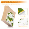 thumbnail image 3 of Ryvnso Crocodile Hand Drawn Acrylic Napkin Holder Table Kitchen Paper Tissue Organization, 3 of 7