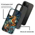 thumbnail image 4 of FKBRCL4U Compatible with iPhone 13 Pro Matte Case, Ocean Seahorse Stained Glass Pattern for Girl Full Body Design Soft Silicone Drop Shock Scratch Protection for iPhone 13 Pro, 4 of 7
