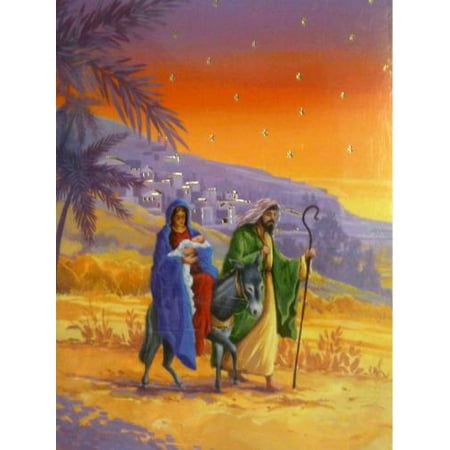 Trimmerry Mary Joseph & Baby Jesus Christian Christmas Cards - Walmart.com