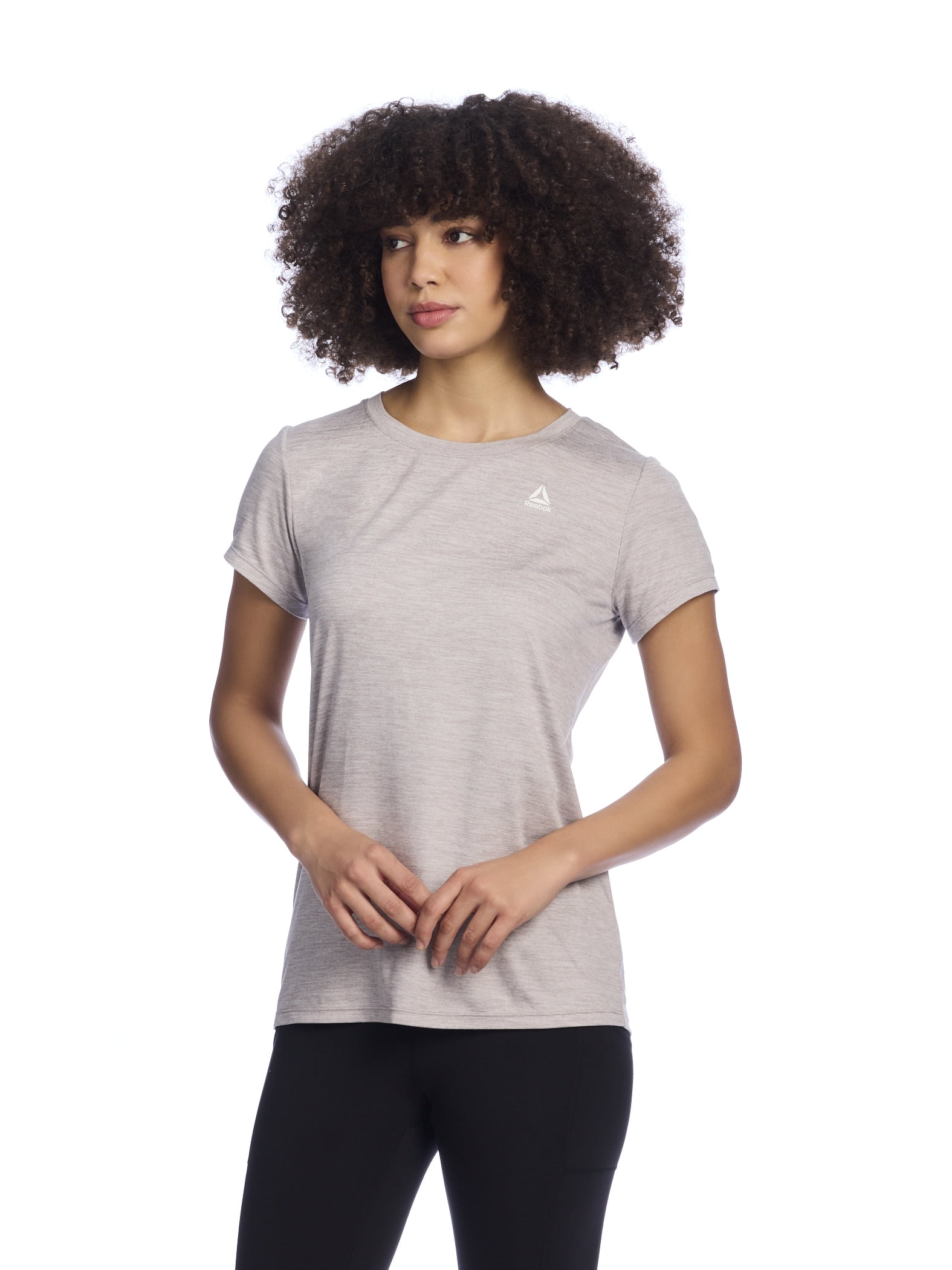 Reebok Women's and Women's Plus Legacy Core Knit Performance T-Shirt, Sizes XS-4X