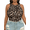 Leopard, variant on Women's Tops Summer Sleeveless Crew-Neck Plus Size Sexy Unique Leopard Print Casual Shirts 1X-4X