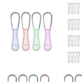 thumbnail image 3 of Raspador de lengua Minnieouse Doble Reutilizable Azul claro/Verde claro/Púrpura claro/Rosa claro, 3 of 6