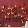 thumbnail image 4 of Pemberly Row Rustic Black Field of Trees Wall Tea Light Holder Decor, 4 of 5