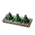 thumbnail image 2 of Lwlmwt Christmas Decorations,Mini Christmas Unscented Tealights, Designs Include Xmas Tree & Santa Shaped Candles.,Christmas Gifts, 2 of 5