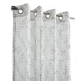 thumbnail image 3 of Jennifer Sheer Botanical Print Grommet Curtain Panel 52" x 84" in Grey, 3 of 6