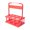 Red, variant on POYOGA Durable Folding Beer Holder Beer Bottle Carrier for Picnics and Camping