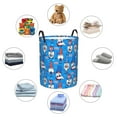 thumbnail image 6 of Daiia Gnomes in USA Round Laundry Basket with Handles Thickened Waterproof Circular hamper,Dirty Clothes Storage Basket for Bedroom,Bathroom,College Dorm-Medium, 6 of 8
