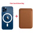 thumbnail image 1 of Funda de carga inalámbrica magnética para Magsafe para iPhone 14 11 13 12 Pro MAX Plus Mini XR XS 8 7 SE 2020, tarjetero Apple Tan Jianjun  unisex, 1 of 2