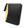 thumbnail image 3 of Carpeta de imágenes comerciales impermeable perfecl 9 bolsillos 360 bolsillos laterales amarillo negro, 3 of 8