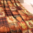 thumbnail image 3 of Fall Pumpkins and Autumn Leaves Pattern Blanket,Comfortable Soft Lamb Wool Throw Blanket,All Season,Warm Lightweight Blankets for Sofa Bed Couch Living Room Chair,60"x80", 3 of 4