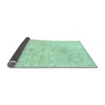 thumbnail image 2 of Ahgly Company Indoor Square Oriental Light Blue Traditional Area Rugs, 4' Square, 2 of 4